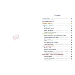 Journals|Quarto Anti-Anxiety Prompt Guided Journal, 6" x 8.42", College Ruled, Blue, 204 Pages (9780785839637)