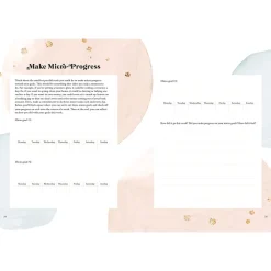 Journals|Quarto Progress Over Perfection Productivity Guided Journal, 6.65