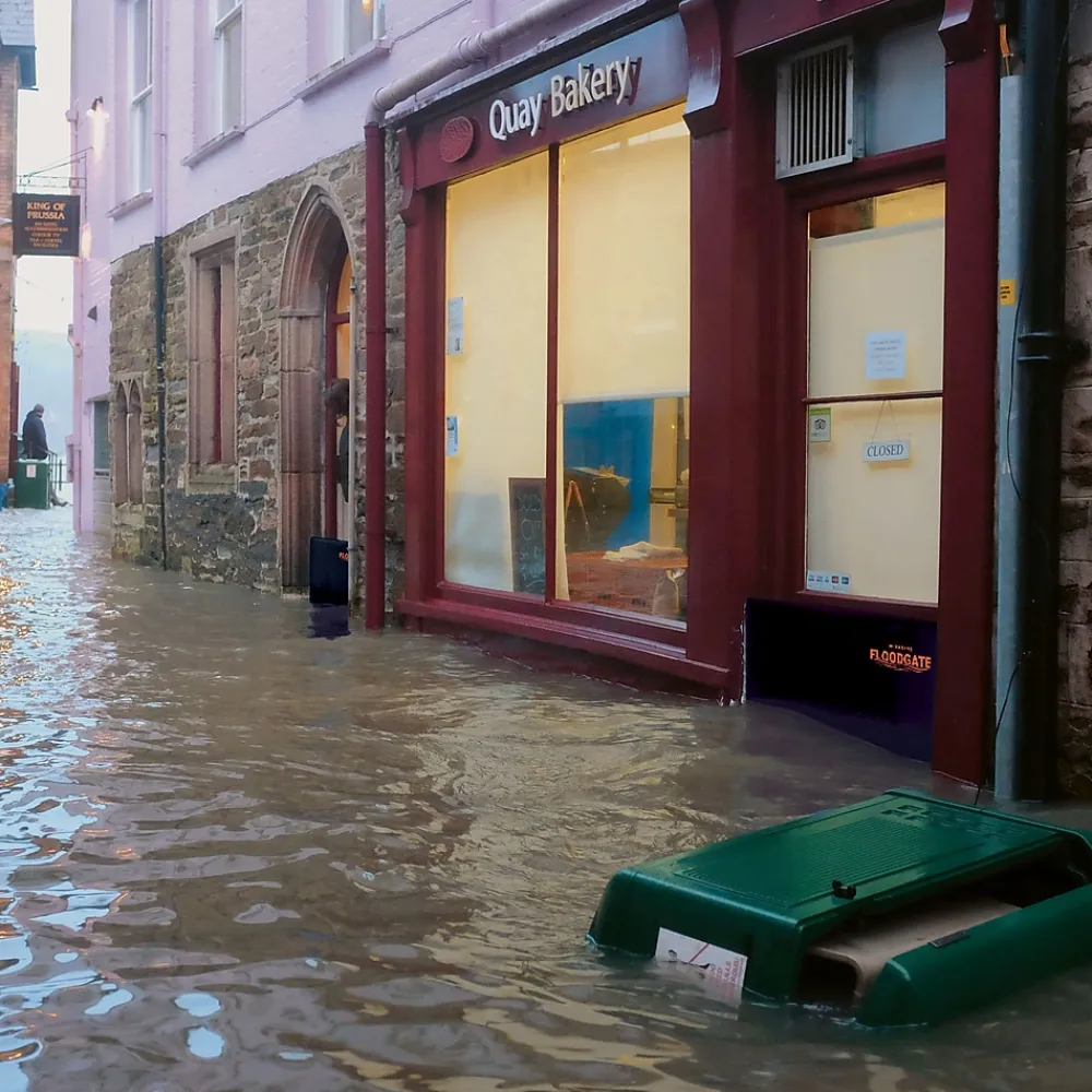 Quick Dam Universal Flood Gate, Flood Doorway Control, Expands 40"-45" (QDFG40)