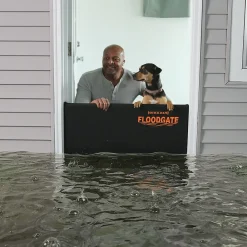 Quick Dam Universal Flood Gate, Flood Doorway Control, Expands 40