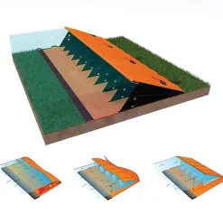 Quick Dam Universal Water Force Flood Control Dam (QDWGWL-2030)