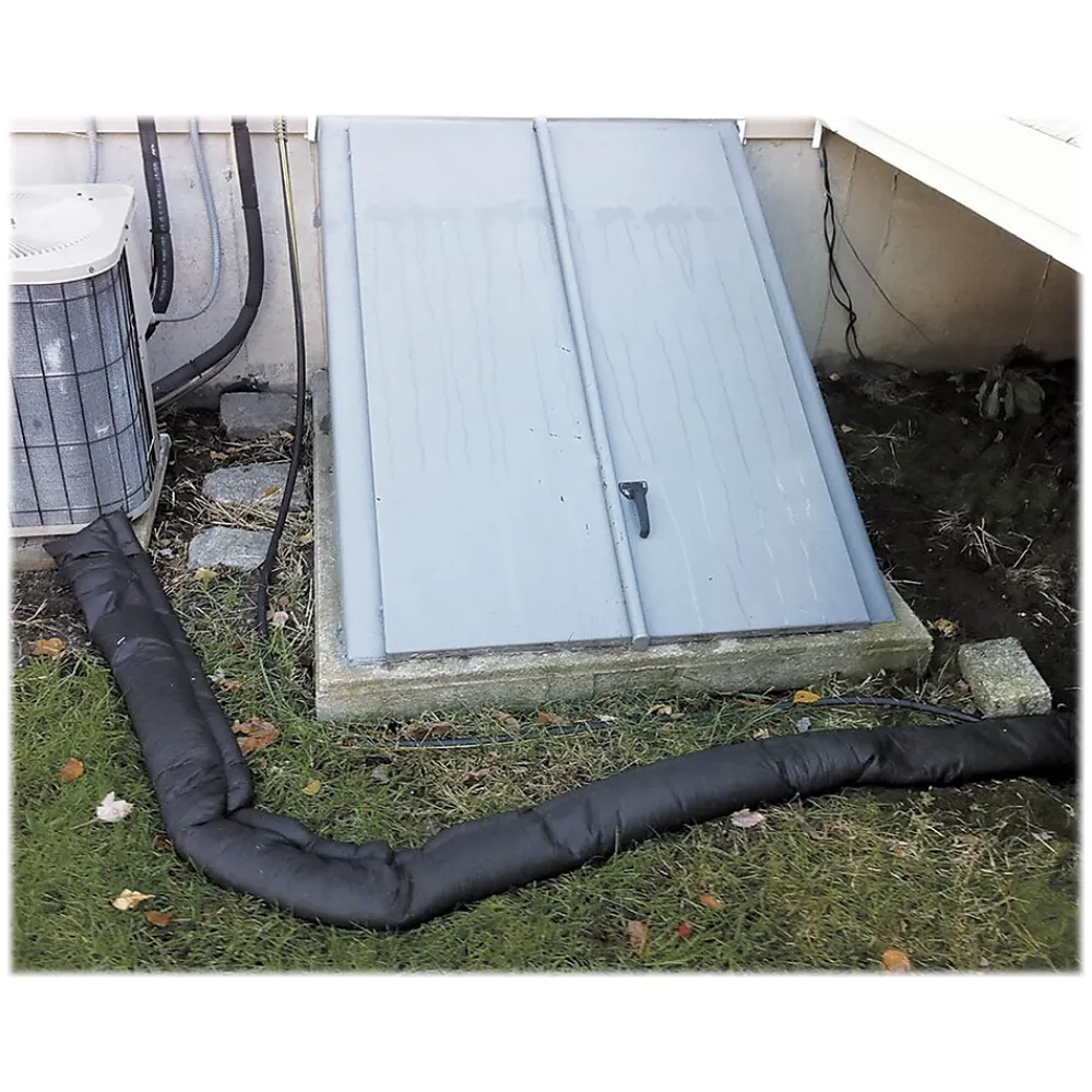 Quick Dam Water Flood Barrier, 120", Up to 8 Gal., 8/Box (QD610-8)