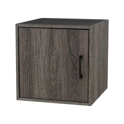 Storage Cabinets*QUUBs 15.75" Storage Cabinet with 1 Shelf, Weathered Gray (G115002400)