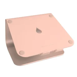 mStand 10"W x 7.5"D Aluminum Laptop Stand, Gold (10071)<Rain Design