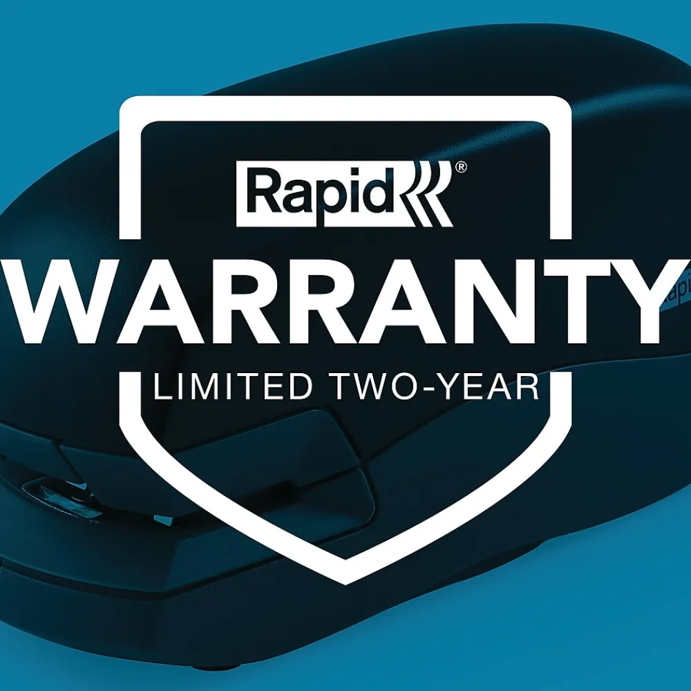 Staplers|Rapid Fixativ 20EX Automatic Electric Desktop Stapler, 20 Sheet Capactiy, Black (73126)