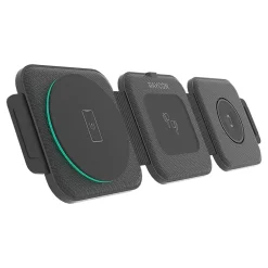 The Magic Pad Pro 3-in-1 Magnetic Wireless Charging Station, Black (RAPWIR300-23E-BLA)<Raycon Discount