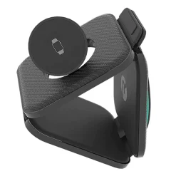 The Magic Pad Pro 3-in-1 Magnetic Wireless Charging Station, Black (RAPWIR300-23E-BLA)<Raycon Discount
