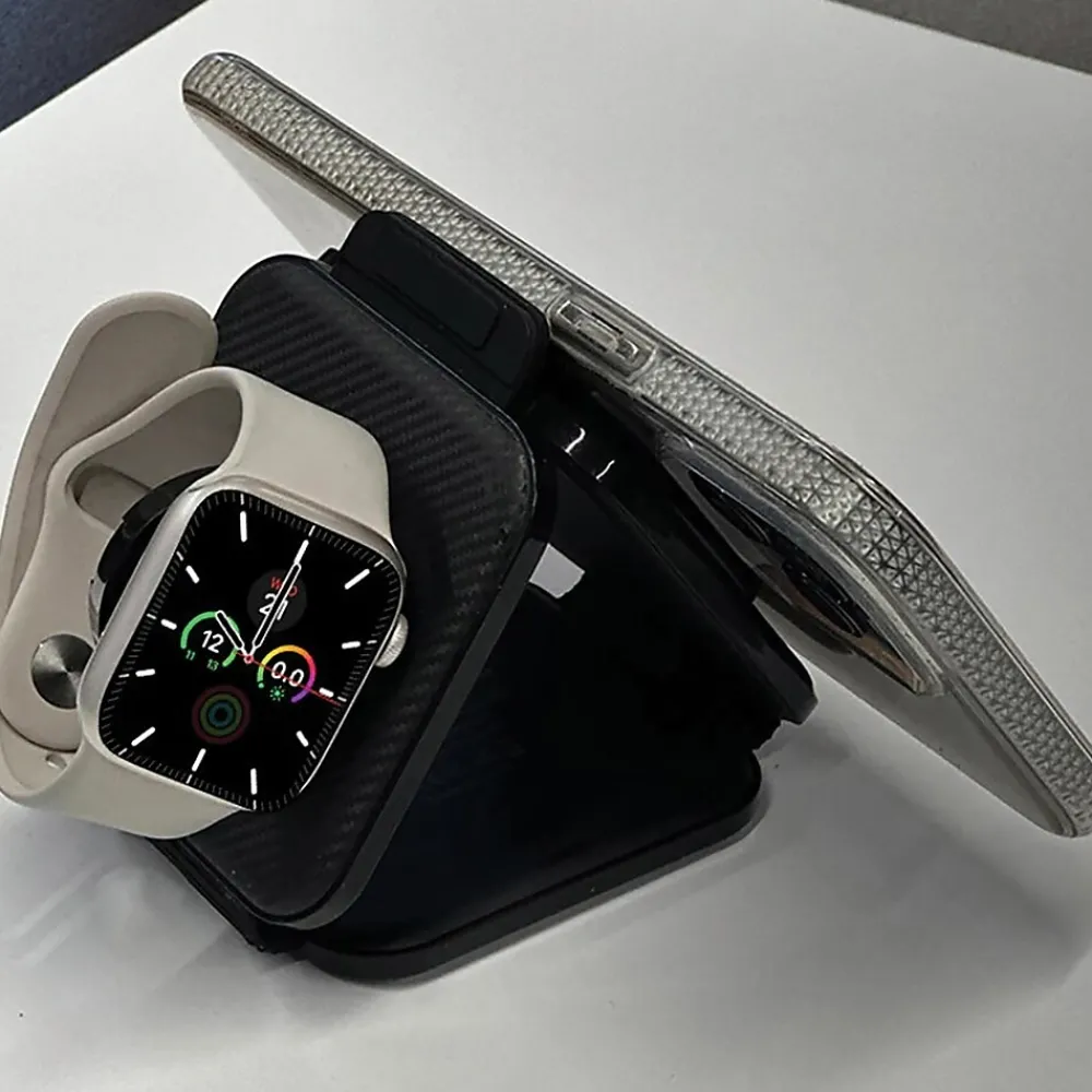 The Magic Pad Pro 3-in-1 Magnetic Wireless Charging Station, Black (RAPWIR300-23E-BLA)<Raycon Discount