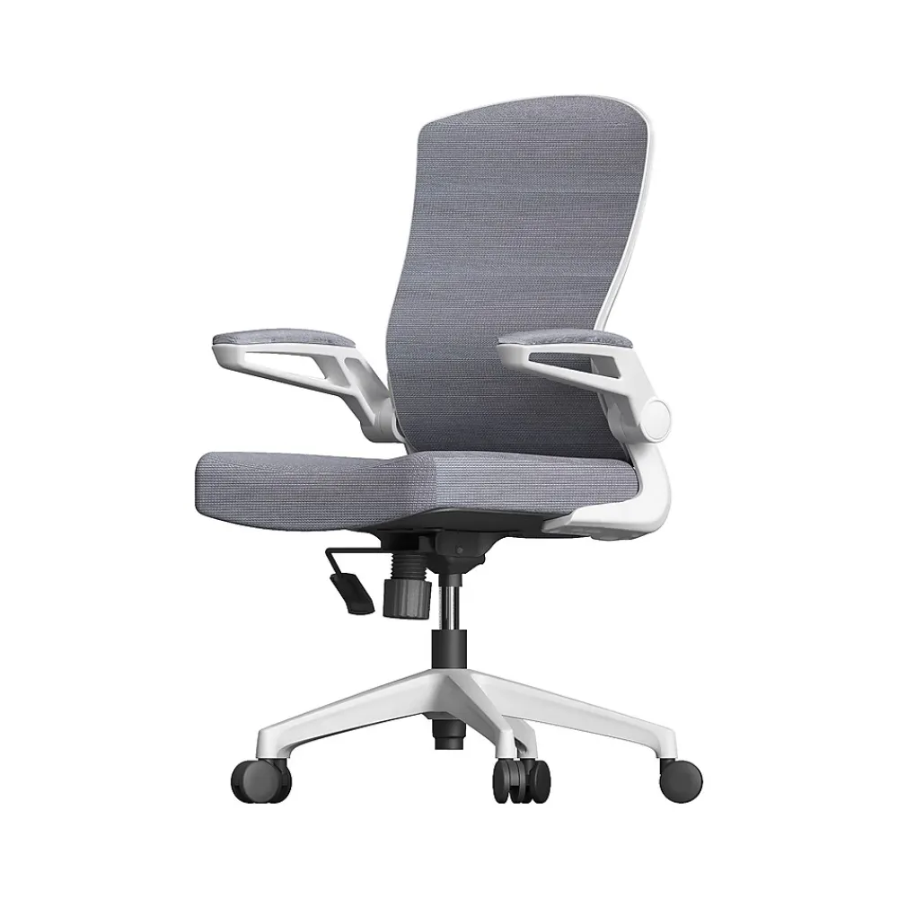 Office Chairs*RAYNOR GROUP ION Fabric Task Chair, Gray/White (ION-WH-GRY)