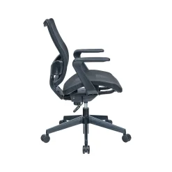Office Chairs*RAYNOR GROUP Sharper Image Ergonomic Mesh Swivel Task Chair, Black (SI-100-BLK)