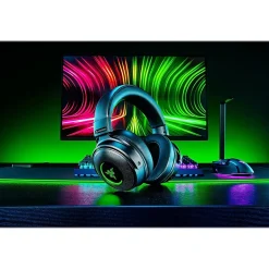 Discount Razer Kraken V3 Pro Wireless Noise Canceling Stereo Gaming Headset, 3.5mm, Black (RZ04-03460100-R3U1)