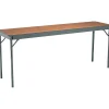 Folding Tables*Barricks Rectangular Folding Table, 30Hx18Wx72"L
