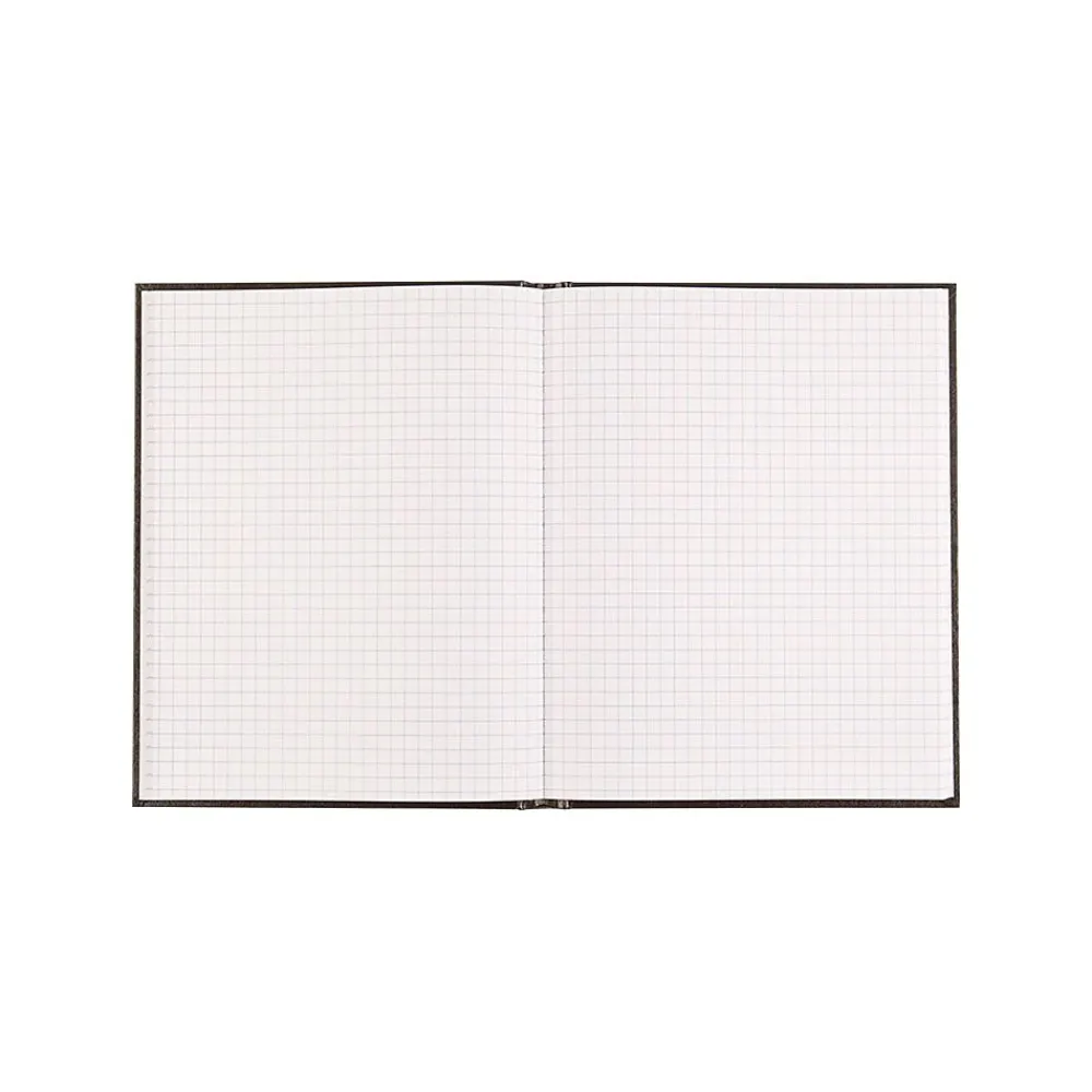 Notebooks|Rediform Executive and Journals 1-Subject Professional Notebooks, 7.25" x 9.25", Quad, 96 Sheets, Black (A9Q)