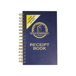 Accounting & Record Journals*Rediform Gold Standard 2-Part Carbonless Receipts Book, 5"L x 2.75"W, 225 Forms/Book (8L829)
