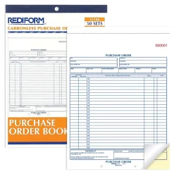Business Forms*Rediform 2-Part Carbonless Purchase Requisitions, 8.5"L x 11"W, 50 Sets/Book (RED1L146)