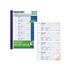 Accounting & Record Journals*Rediform 3-Part Carbonless Receipts Pad, 7"L x 2.7"W, 100 Forms/Pad (8L808)