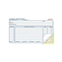 Business Forms*Rediform 2-Part Carbonless Purchase Requisitions, 4.25