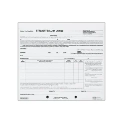 Business Forms*Rediform Snap-A-Way 3-Part Carbonless Bill of Lading, 7"L x 8.5"W, 250 Sets/Book (44301)