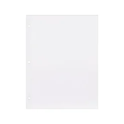 Filler Paper|National Brand Rediform Unruled Filler Paper, 11" x 8.5", White, 100/Pack (RED20121)