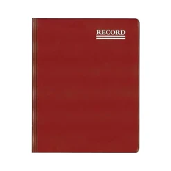 Accounting & Record Journals*Blueline Rediform Vinyl Series Record Book, 8.38" x 10.38", Red, 150 Sheets/Book (57231)