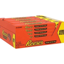 Reese's King Size Peanut Butter Cups, 2.8 oz., 24/Box (HEC48000)