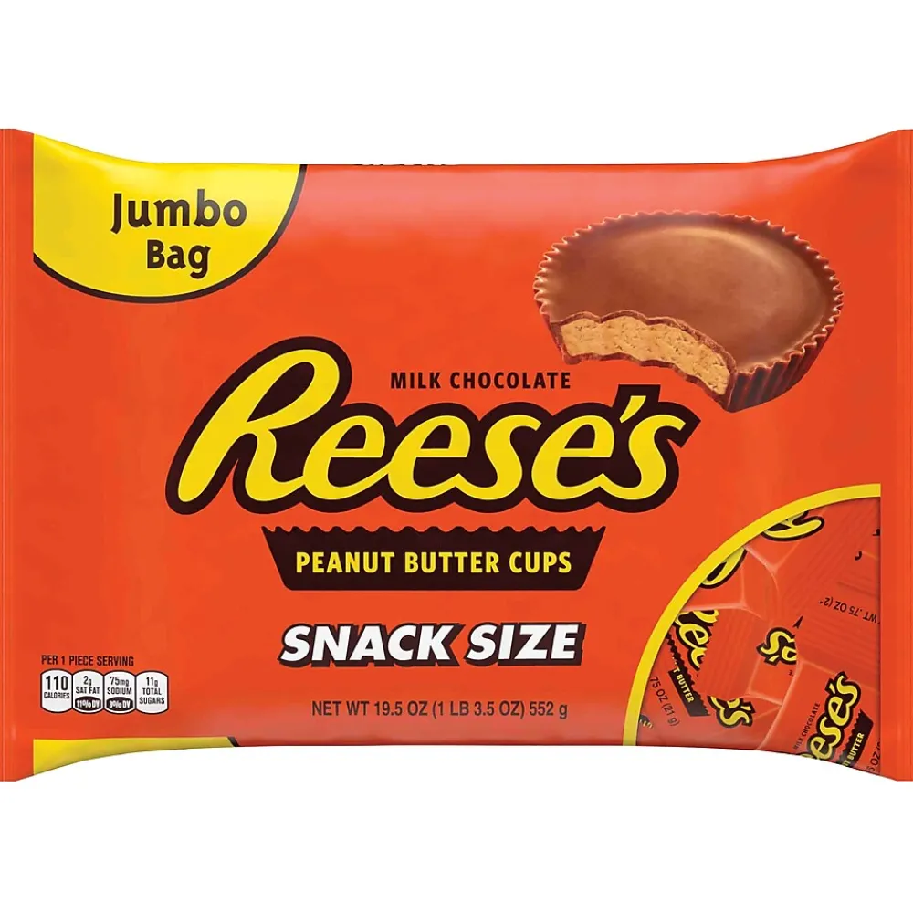 Reese's Snack Size Peanut Butter Cups, 19.5 oz. (246-00012)