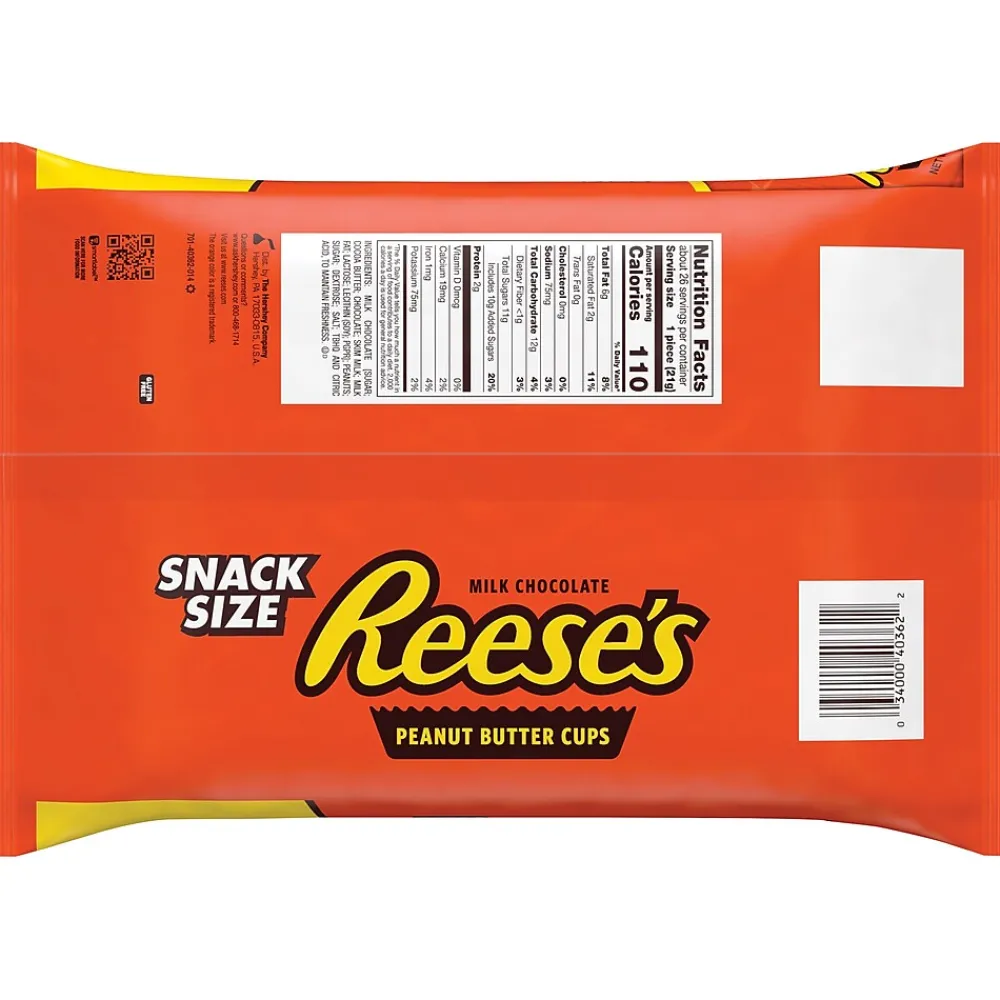 Reese's Snack Size Peanut Butter Cups, 19.5 oz. (246-00012)