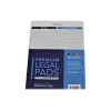 Notepads|RE-FOCUS THE CREATIVE OFFICE Premium Legal Pad, Ruled, 8.5" x 11.75", Blue, 30 Sheets/Pad, 2 Pads (40001)