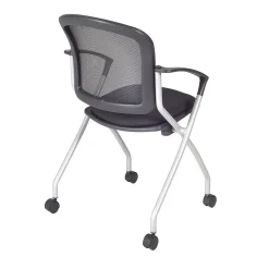 Office Chairs*Regency Cadence Mesh Nesting Chair, Black, 12/Pk (2309BK12PK)