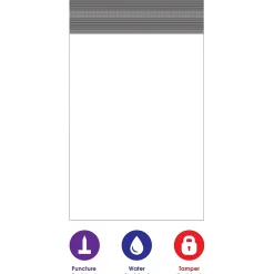 Clearance Partners Brand Returnable Poly Mailers, White, 14