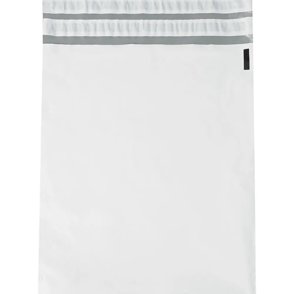 Online Partners Brand Returnable Poly Mailers, White, 12" x 15-1/2", 100/Case