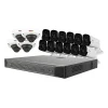 REVO America Ultra HD Audio Capable 16 Channel 4 TB NVR Surveillance System with 16 Cameras (RU162D4GB12GA)