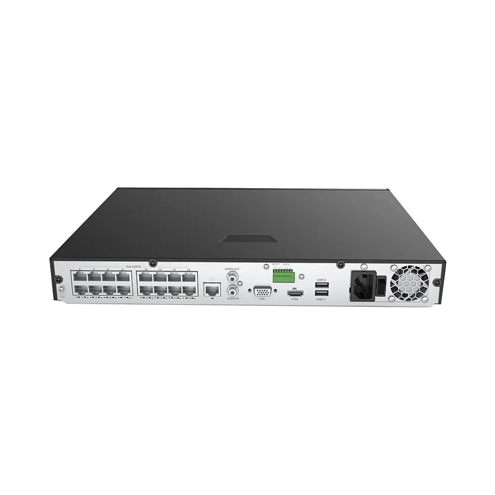 REVO America Ultra HD Audio Capable 16 Channel 4TB NVR Surveillance System with 16 Cameras (RU162B16GA-4T)