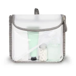 8" Travel Organizer, Clear/Gray (BA217-GRY)<ReZip Best