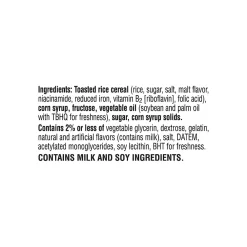 Rice Krispies Treats Marshmallow Cereal Bar, 0.78 oz., 60 Bars/Box (KEE17120)