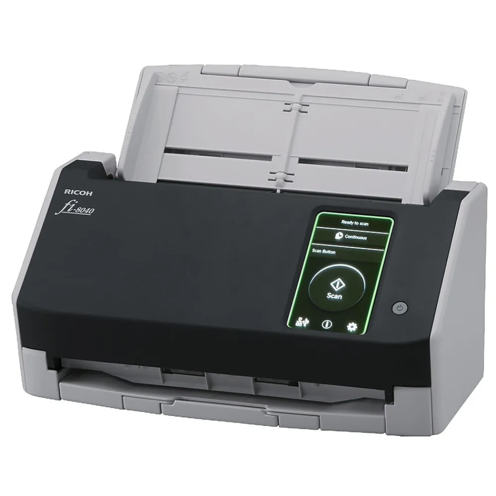 Ricoh fi-8040 Duplex Document Scanner, Black/Gray (PA03836-B005)