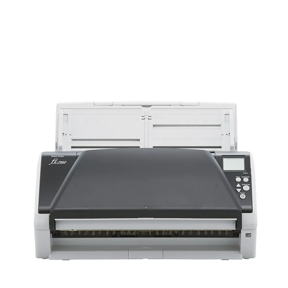 Ricoh fi-7460 PA03710-B055 Duplex Document Scanner, Black/White