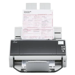 Ricoh fi-7460 PA03710-B055 Duplex Document Scanner, Black/White