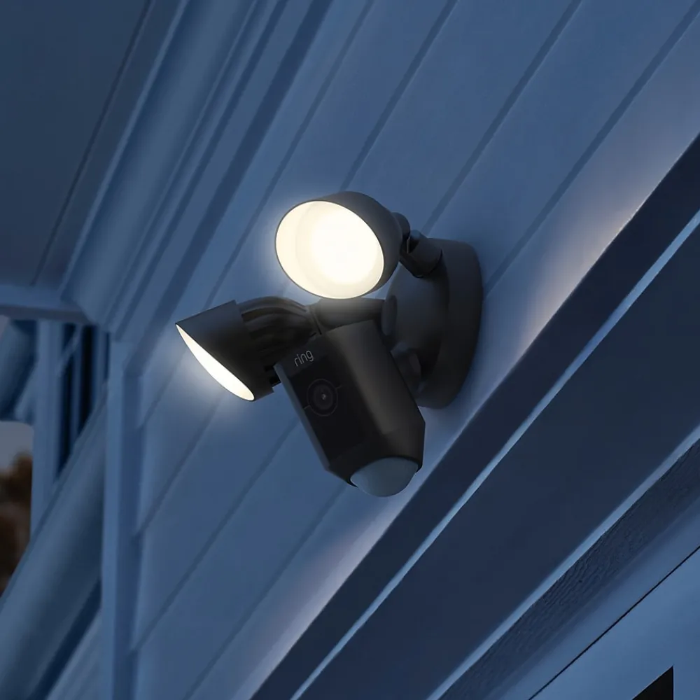 Ring Floodlight Cam Plus Outdoor Wireless Security Camera, Black (B08F6DWKQP)