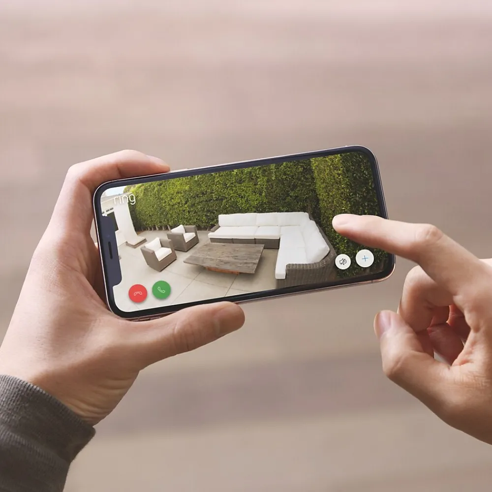 Ring Floodlight Cam Pro Outdoor Wireless Security Camera, White (B0CG6VFFVL)