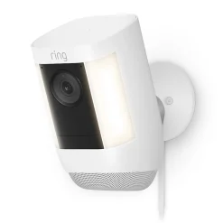 Ring Spotlight Cam Pro Wired Security Camera, White (B09DRK9ZJ8)