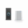 Ring WiFi Smart Video Doorbell & Chime, Black (B09NLDYGHQ)