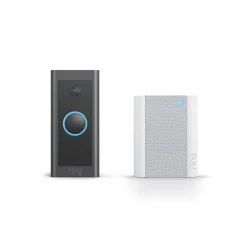 Ring WiFi Smart Video Doorbell & Chime, Black (B09NLDYGHQ)