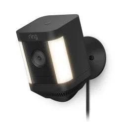 Ring  Spotlight Cam Plus Outdoor Wireless Security Camera, Black (B09J6BCPHG)