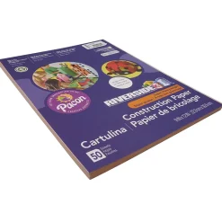 Construction Paper*Riverside 3D 9" x 12" Construction Paper, Salmon, 50 Sheets (P103970)