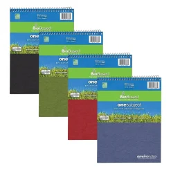 Notebooks|Roaring Spring Paper Products BioBased 1-Subject Professional Notebooks, 11.5" x 8.5", College Ruled, 70 Sheets, Each (13363)