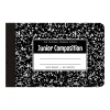 Composition Notebooks|Roaring Spring Paper Products 1-Subject Composition Notebooks, 7.5" x 4.875", Wide Ruled, 60 Sheets, Black (77122)