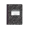 Composition Notebooks|Roaring Spring Paper Products Composition Notebooks, 9.75" x 7.5", Wide Ruled, 100 Sheets, Black (77230)