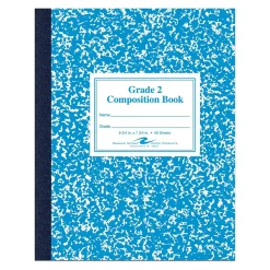 Composition Notebooks|Roaring Spring Paper Products Composition Notebooks, 7.75" x 9.75", Wide Ruled, 50 Sheets, Blue (ROA77921)