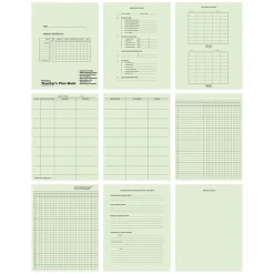 Grade Books*Roaring Spring Paper Products Teachers Plan Book, 8.5" x 11", 56 Pages (12144)
